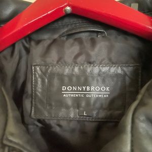 Donnybrook black leather jacket